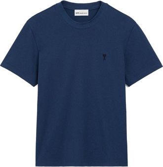 Ami Ami de Coeur T-shirt - Heren - T-shirts - Blauw - XL - Katoen - Tops