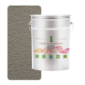 OEM Revoque De Silicona Para Fachadas, Color Gris C&aacute;lido, 1,5 Mm, 25 Kg, 214 Colores