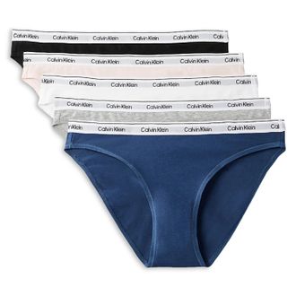 Calvin Klein Underwear Womens Multi Icon Logo Bikini Briefs 5-Pack GBO3831