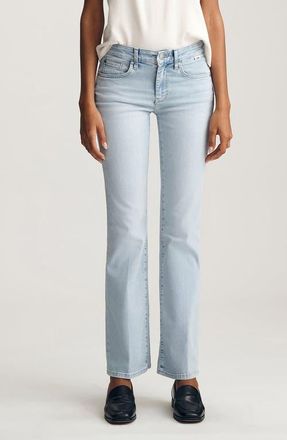 Mavi Vicky Mid Rise Bootcut Jeans in Light Brushed Feather Luxe at Nordstrom, Size 24 X 32
