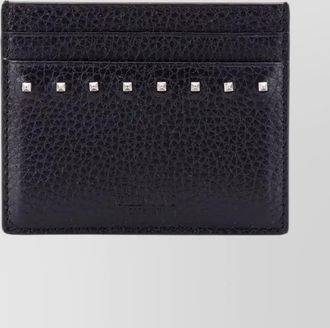 Valentino Garavani leather studded cardholder