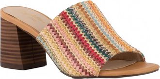 Seychelles Womens Adapt Raffia Slide Sandals In Multi