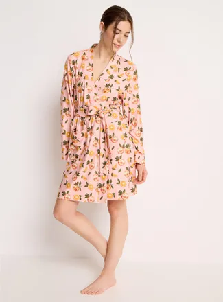 Twik Womens Fine colourful knit robe