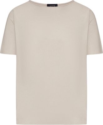 Nome COTTON SWEATER WITH WIDE NECKLINE - Nome - Woman