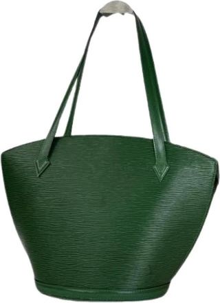 Louis Vuitton Pre-owned Vintage Schoudertas - Dames - Vintage Schoudertas - Groen - ONE Size - Leer - Vintage