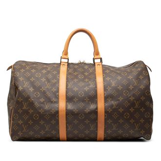 Louis Vuitton Tweedehands Monogram Keepall 50