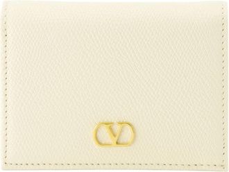 Valentino Garavani VLogo Signature Portemonnee - Dames - Portefeuilles - Wit - ONE Size - Leer - Accessoires