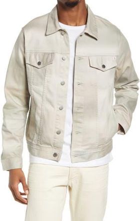 AG - Adriano Goldschmied Mens Dart Camo Stretch Cotton Denim Jacket in Blended Clay Neutral Multi at Nordstrom Rack, Size Xx-Large