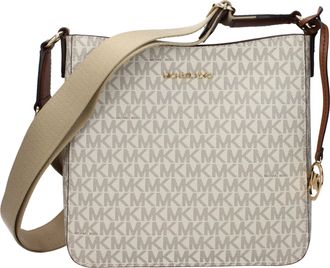Michael Kors Beige Stoffen Schoudertas