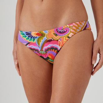 La Redoute Collections Bedrukte hoge bikinislip