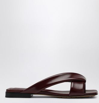 Bottega Veneta Mule flat Riva color Barolo