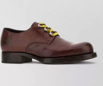 Prada leather derby shoes