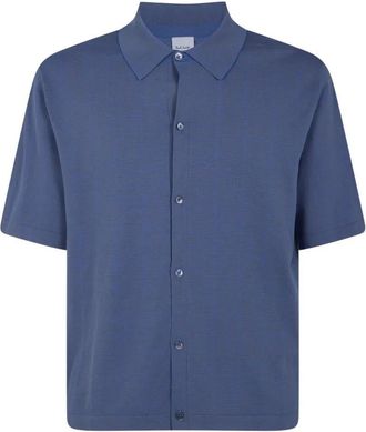 Paul Smith Mens Knitted Short Sleeves Shirt