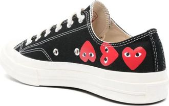 Comme Des Gar&ccedil;ons Mens Chuck 70 Ox Sneaker Black Canvas Rubber