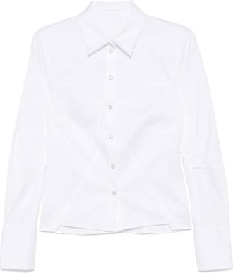 Helmut Lang Blouse met bustier-stijl - Wit