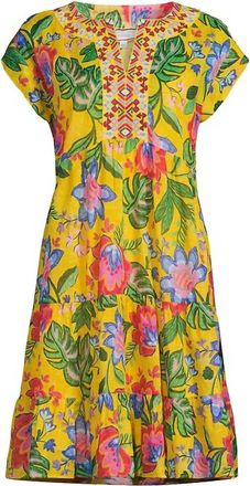 Johnny Was Dolman Prairie Slip Dress In Milazzo
