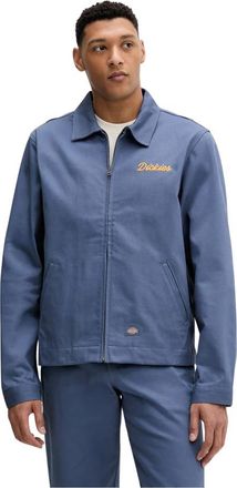 Dickies Cotton Jacket - Heren - Zomerjassen - Blauw - L - Katoen - Jassen