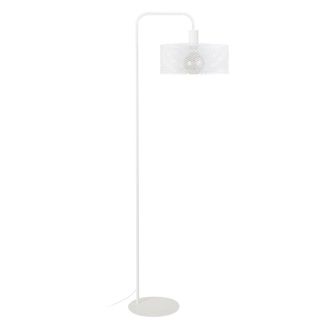 Tosel L&aacute;mpara para leer metal blanco pantalla blanco