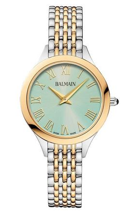 Balmain de Balmain Bracelet Watch, 29mm in Two Tone Steel Gold at Nordstrom
