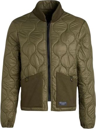 Manifattura Ceccarelli 7086-Cb Gewatteerd Jack - Heren - Winterjassen - Groen - XS - Katoen - Jassen