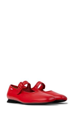 Camper Casi Myra Mary Jane Flat in Medium Red at Nordstrom, Size 36