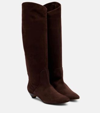Le Monde Beryl Allegra suede knee-high boots