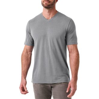 Travis Mathew Cloud V-Neck T-Shirt in Light Grey at Nordstrom, Size Xx-Large