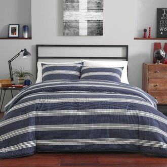 Nautica Craver Twin Duvet Cover Set In Navy