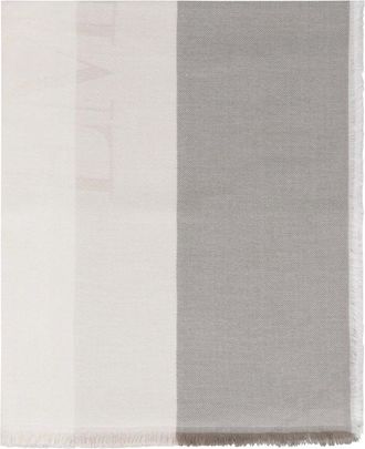 Emporio Armani Accessoires, Dames, Grijs, ONE Size, Polyester, Stola van gemengde viscose