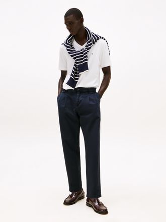 Tommy Hilfiger V-Shirt TOMMY HILFIGER ESSENTIAL V-NECK, Herren, Gr. XL, weiss (wei&szlig;), Single Jersey, Obermaterial: 100% Baumwolle, regular fit, V-Ausschnitt, Shirts 