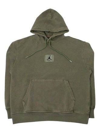 Nike Jordan kangaroo-pocket hoodie - Green
