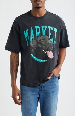 Market Black Lab Arc Graphic T-Shirt at Nordstrom, Size Xx-Large