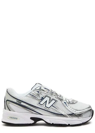 New Balance New Balance 740 Panelled Mesh Sneakers - White And Blue - 7.5 (IT40.5 / UK7.5)