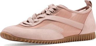 Franco Sarto Hollis Lace-Up Womens Shoes Ballet Slipper Pink Mesh : 9.5 M, Synthetic