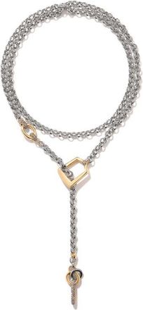 Demarson Juno Necklace in Gold/crystal at Nordstrom