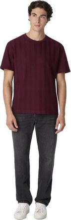 Missoni Crew Neck T-shirt In Cotton-viscose Raschel in Burgundy at Nordstrom, Size X-Large