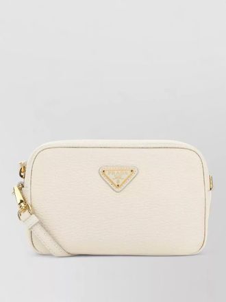 Prada leather crossbody bag adjustable strap