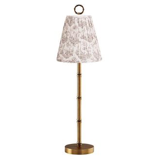 Ballard Designs Carson Kressley Saddler Toile Pleated Buffet Shade - Ballard Designs