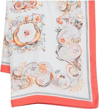 Etro Zijden Sjaal - Dames - Zijden sjaals - Veelkleurig - ONE Size - Accessoires