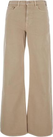 AG - Adriano Goldschmied Nieuwe Baggy Jeans - Dames - Loose Fit Jeans - Beige - W31 - Katoen - Jeans