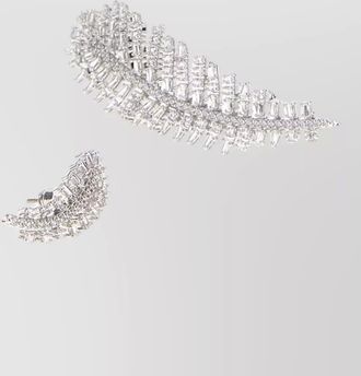 Swarovski metal earrings