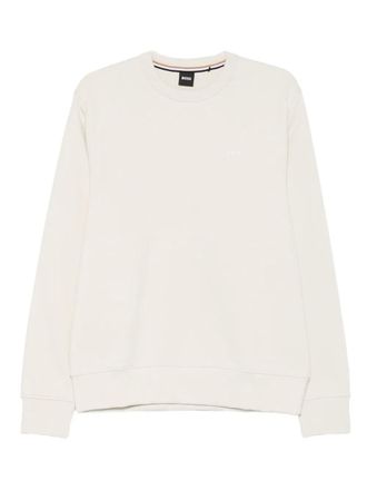 BOSS logo-detail sweatshirt - Neutrals