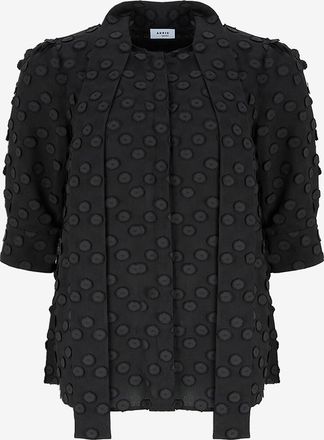 Akris Bluse mit 3/4-Ärmeln 3D Polka Dots