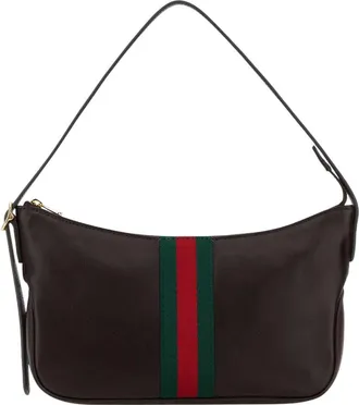 Gucci Dark Brown Lunetta Small Crossbody Bag