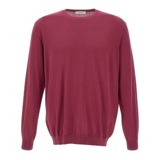 KANGRA Round-neck Knitwear - male - Kangra - Round-neck Knitwear - Red - 3XL - Knitwear