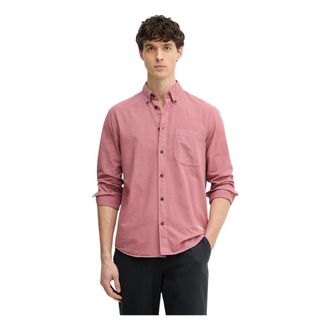 Marc O'Polo Casual Shirts - Heren - Casual Overhemden - Rood - M - Overhemden