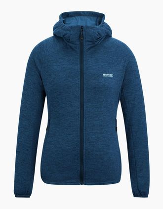 Regatta Womens Regatta Womens/Ladies Ferna Stretch Hooded Fleece Jacket - Navy - Size: 14