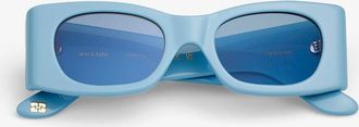 Ganni Blue x Ace & Tate Baby Kayla Sunglasses