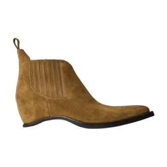 Maison Margiela Chelsea Boots, female, Brown, Size: 10 US Heel-Less Western Chelsea Boots