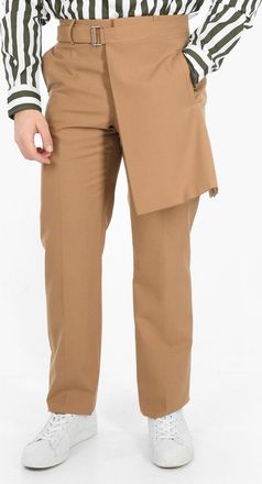 Off-white Pantaloni Slim Fit con Dettaglio Apron Off-White